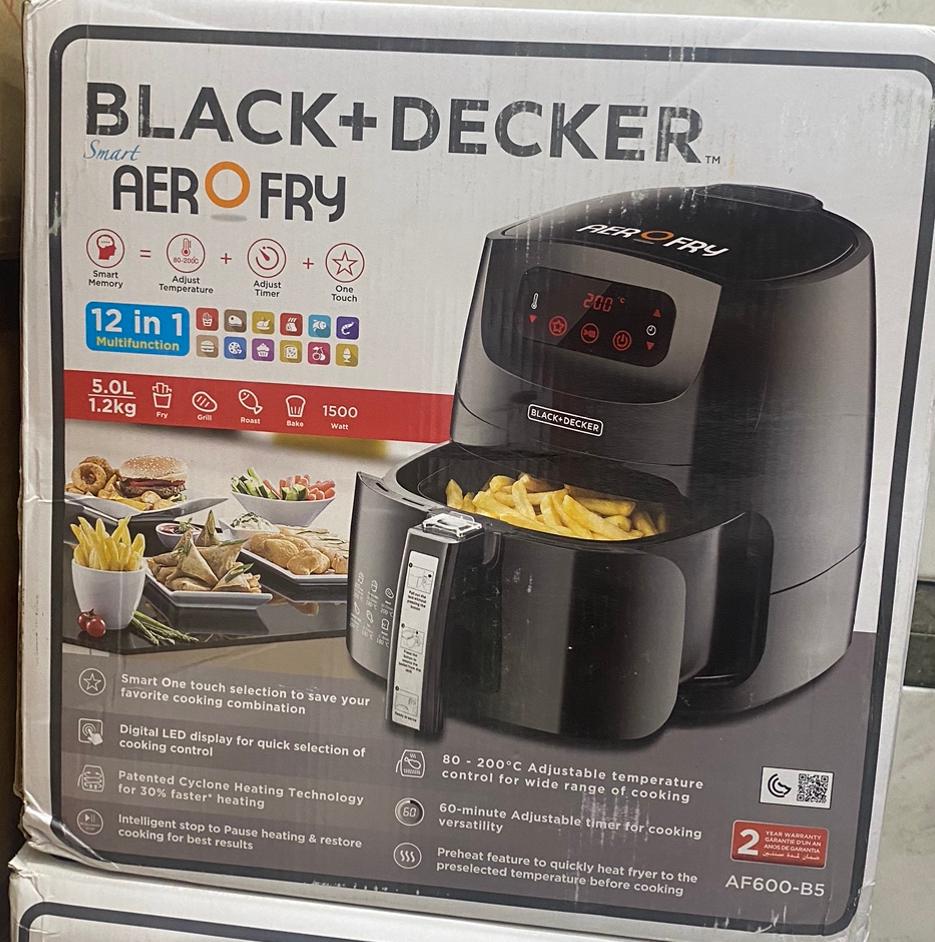 سرخ کن بلک‌ اند‌ دکر مدل  AF600  BLACK and DECKER  اصلی / ارسال6روزه